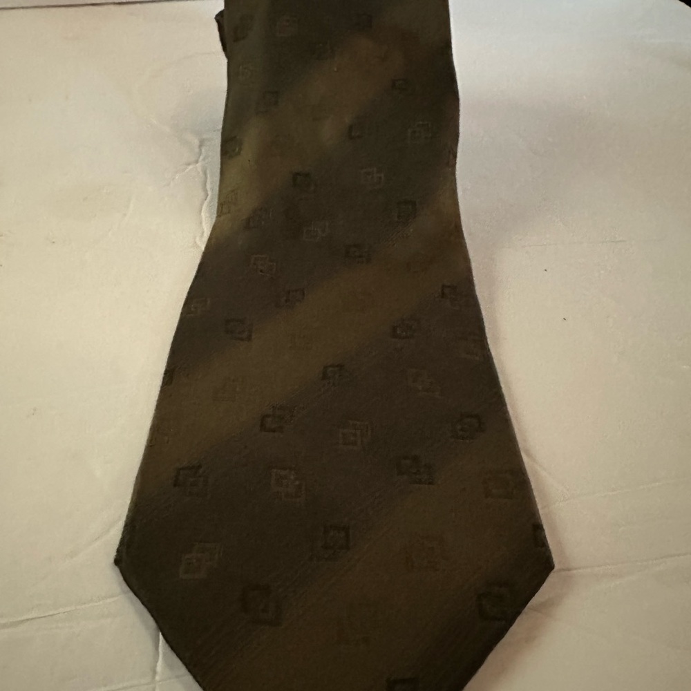 Elegant Olive Green Tie
